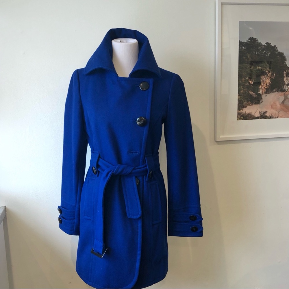 Wool blend pea coat